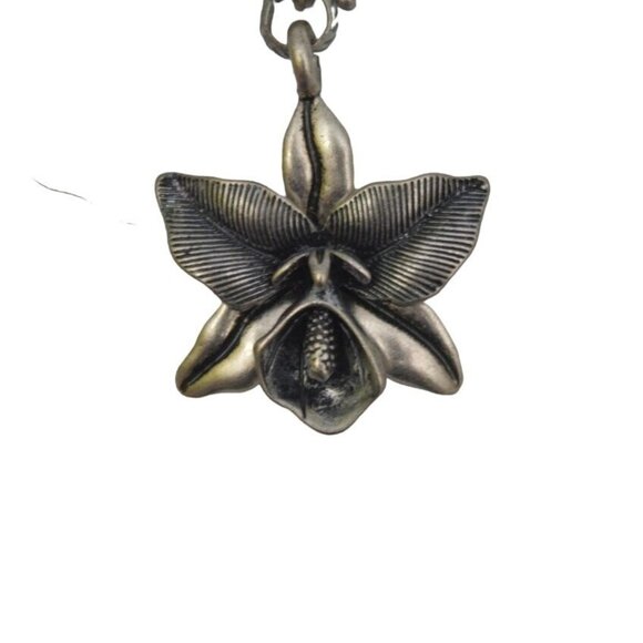 Lucky Brand Necklace Flower Pendents Mixed Metals Semi Precious Stone Beads - Picture 5 of 6